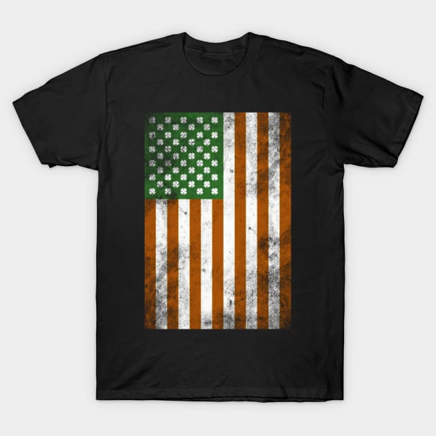 Irish American Flag T-Shirt by Mila46